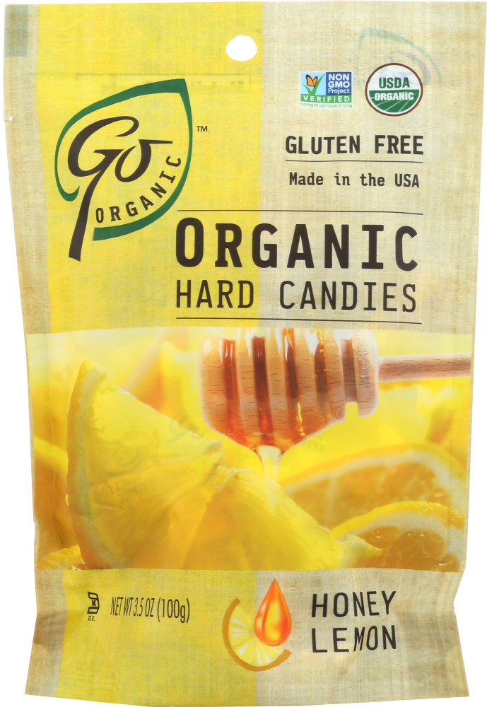 Organic Hard Candies, Honey Lemon - 030568115250