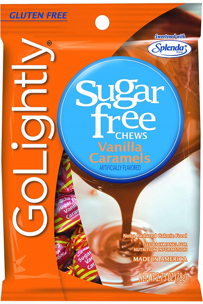 Splenda, Golightly, Sugar Free Chews, Vanilla, Caramels - 030568121206