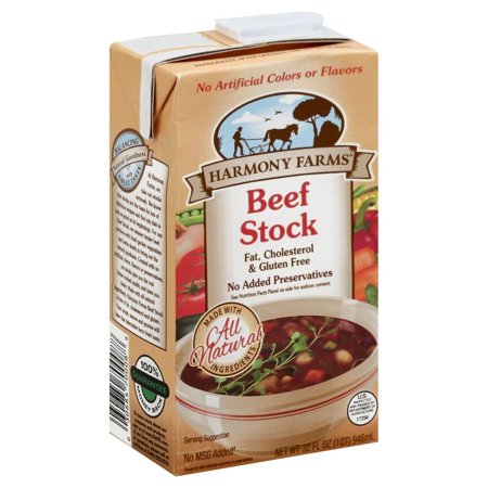 HARMONY FARMS: Beef Broth, 32 fo - 0030684700088