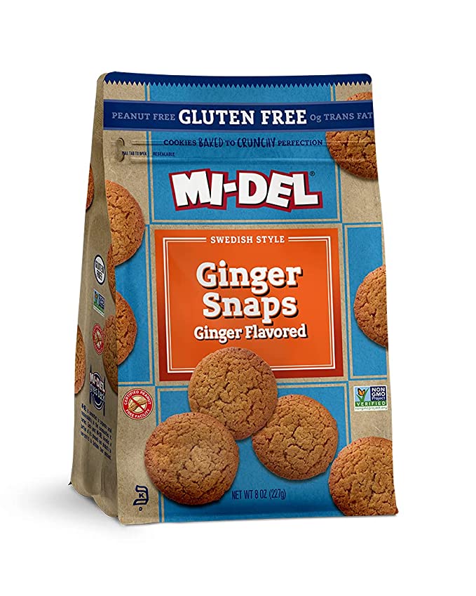 MIDEL COOKIE GF GINGER SNAP FLV 8 OZ - 030684790676