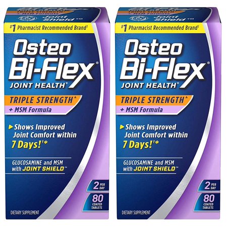 Osteo Bi-Flex® Triple Strength with MSM, 80 Coated Table, 2 Pack - 030768127541