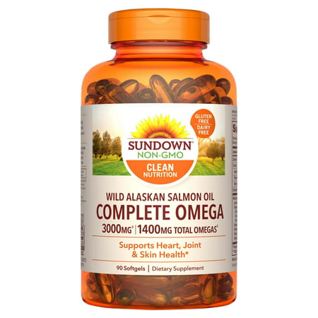 Sundown Naturals® Complete Omega 1400 mg 90 Softgels - 030768540555