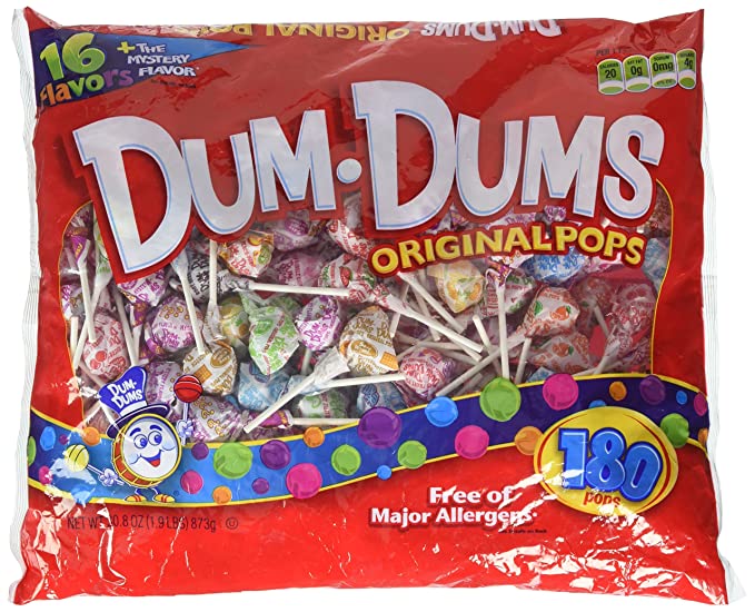 Dum-Dums, Original Pops, Mystery Flavor - 030800000641