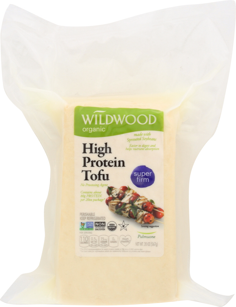 WILDWOOD: SprouTofu Hi-Protein Super Firm Tofu, 20 oz - 0030871000021