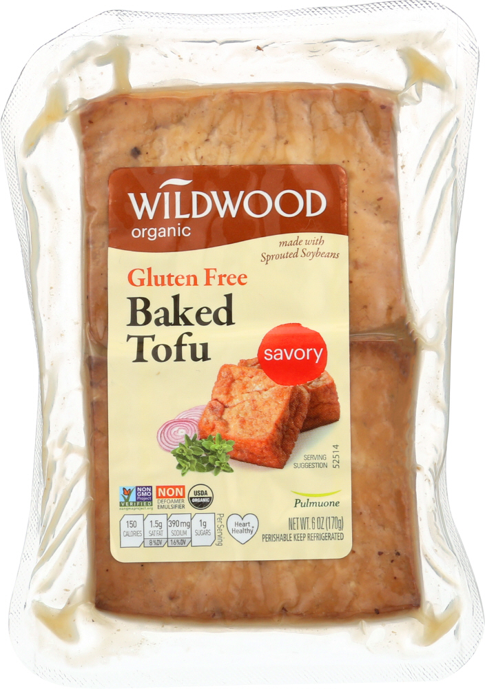 Wildwood, Sproutofu, Organic Baked Tofu, Savory - 030871004500