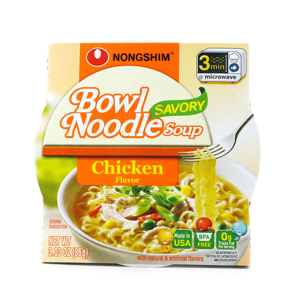 Bowl noodle soup, savory chicken - 0031146007622