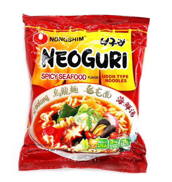 NONG SHIM: Noodle Instant Neoguri Spicy, 4.2 oz - 0031146150304