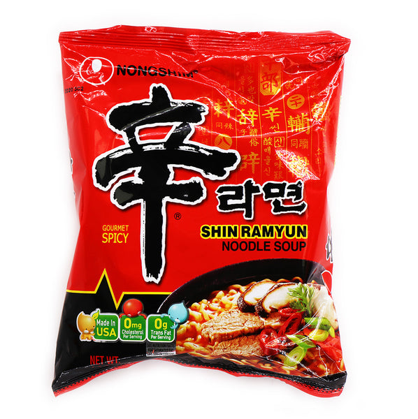 NONG SHIM: Noodle Instant Shin Ramyun, 4.2 oz - 0031146150601