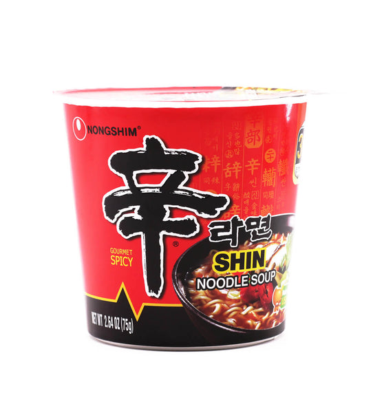 NONG SHIM: Instant Shin Cup Noodles, 2.64 oz - 0031146270606