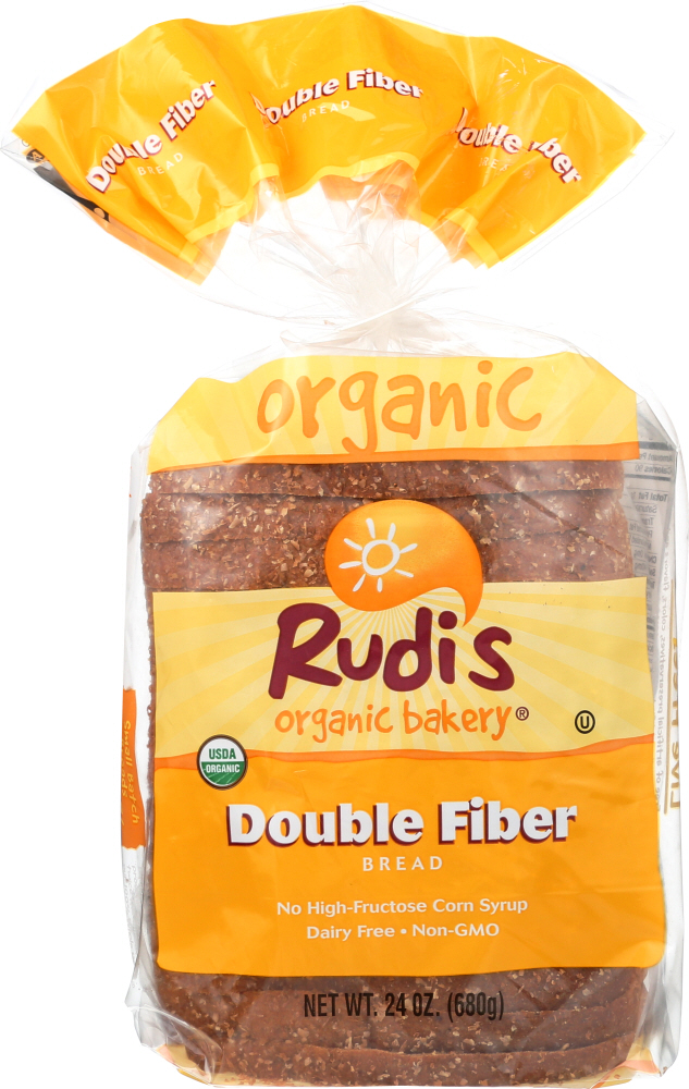 Rudi'S Organic Bakery, Double Fiber Bread - 031493022200
