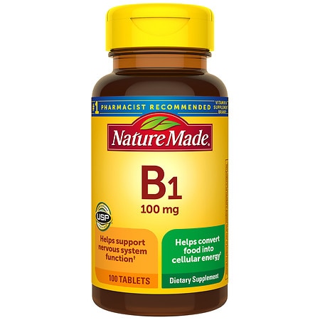 NATURE MADE Vitamin B1 100 mg 100.0 CT - 031604012816