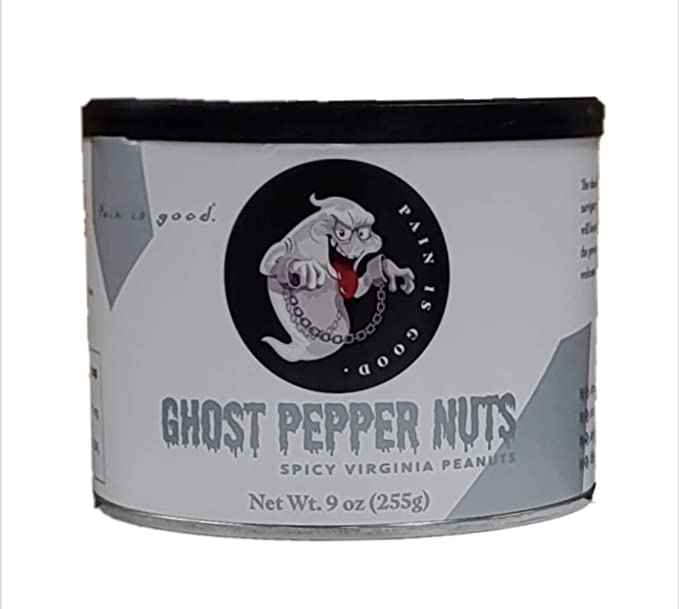  Pain is Good - Ghost Pepper Nuts - 9oz - Made in USA - New And Improved With Better Flavor, Crunch, Pepper Blends Including Ghost Pepper - Pack of 1  - 032458973261