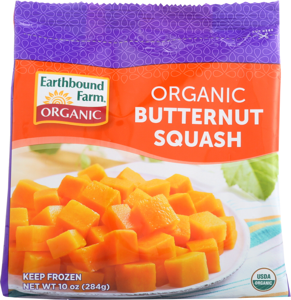 EARTHBOUND FARM: Frozen Organic Butternut Squash, 10 oz - 0032601025120