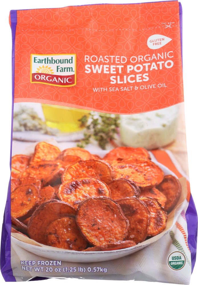 Roasted Organic Sweet Potato Slices - 032601025403
