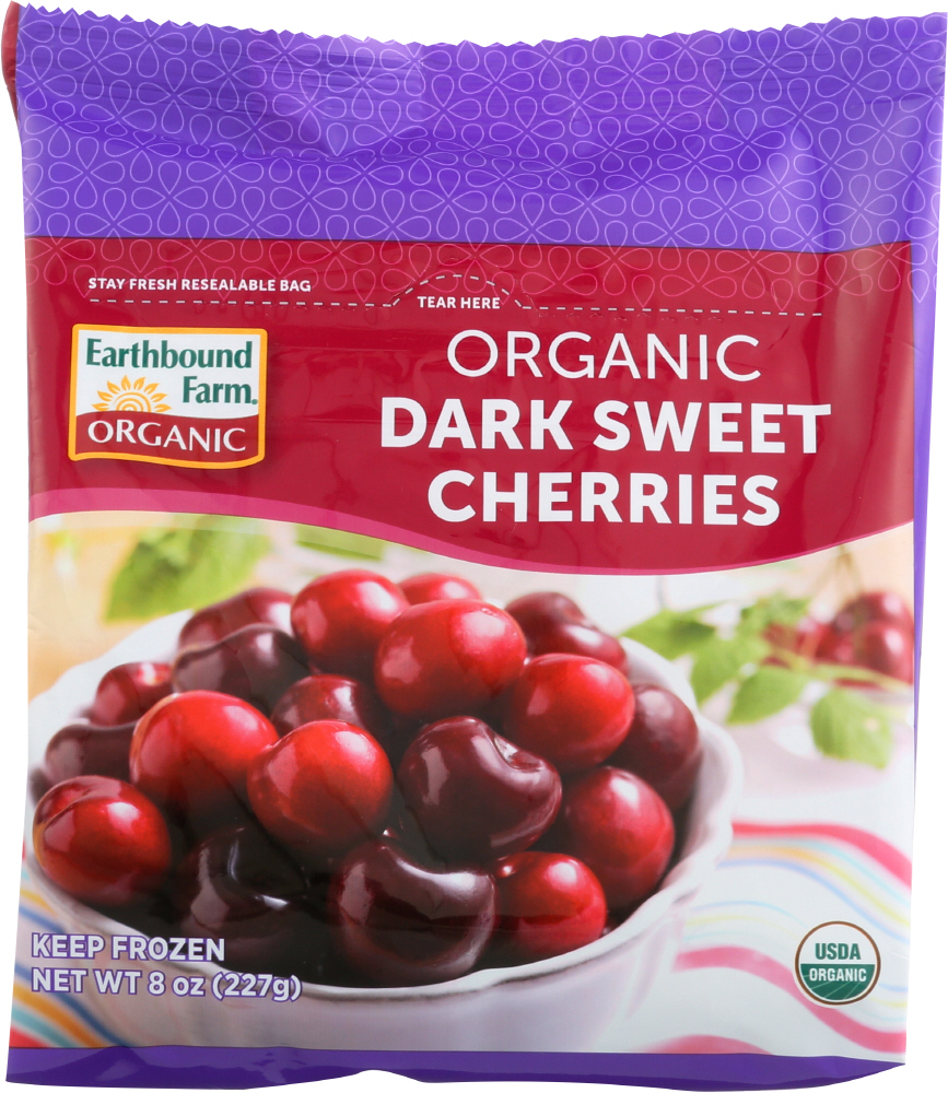 Earthbound Farm, Organic Dark Sweet Cherries - 032601025472