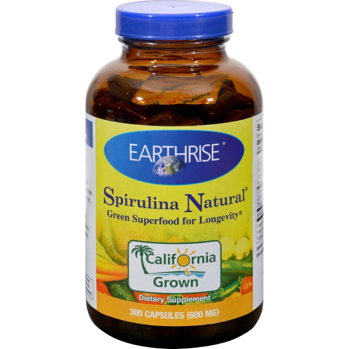 Earthrise Nutritionals Earthrise Spirulina Natural, 300 ea - 032602022050