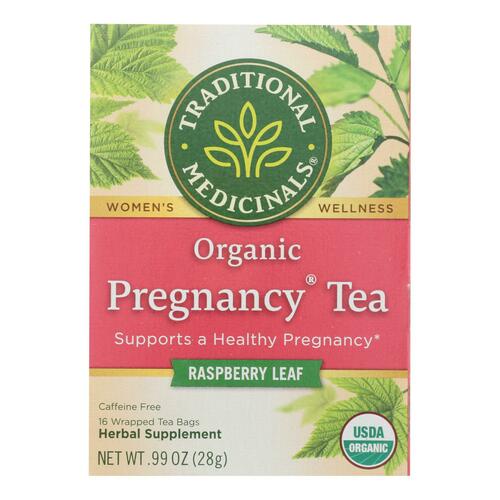 Traditional Medicinals Organic Pregnancy Herbal Tea - 16 Tea Bags - Case Of 6 - 0032917000125