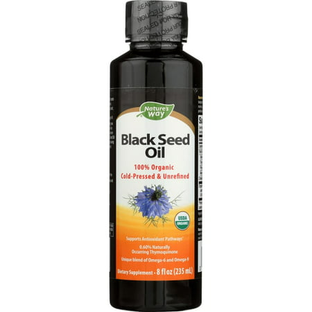 Nature s Way - Black Seed Oil 100% Organic - 8 fl. oz. - 033674123225