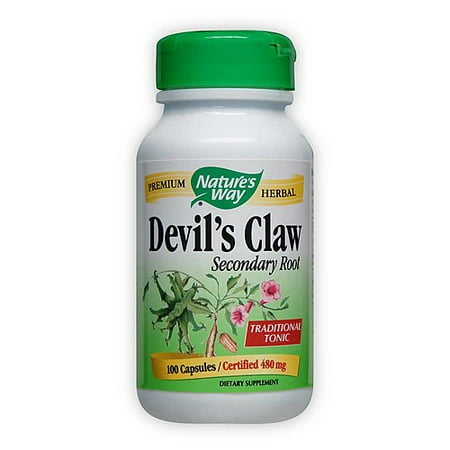 Nature s Way Devil s Claw Secondary Root 480mg Capsules - 100 CT - 033674123508