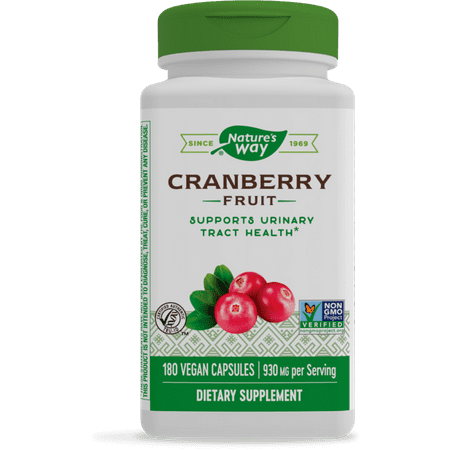 Nature s Way Premium Herbal Cranberry Fruit 930 mg per serving 180 Vcaps - 033674153611