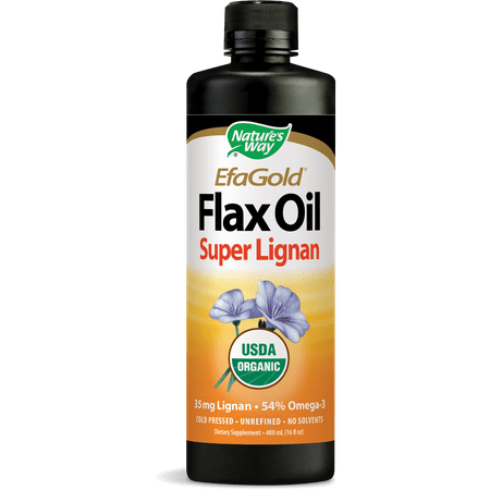 Nature s Way EfaGold Flax Oil Liquid 24 Fl Oz - 033674154281