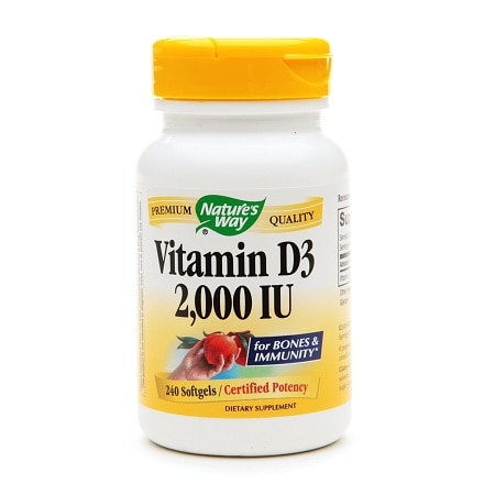 Nature's way vitamin d3 softgels, 240 ct - 033674156049