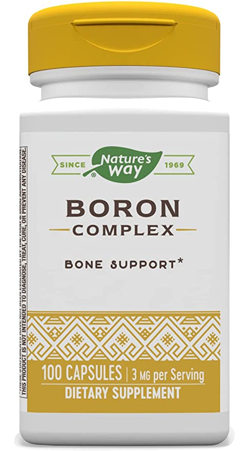 Nature's Way Boron Complex, 100 Capsules - 033674411018
