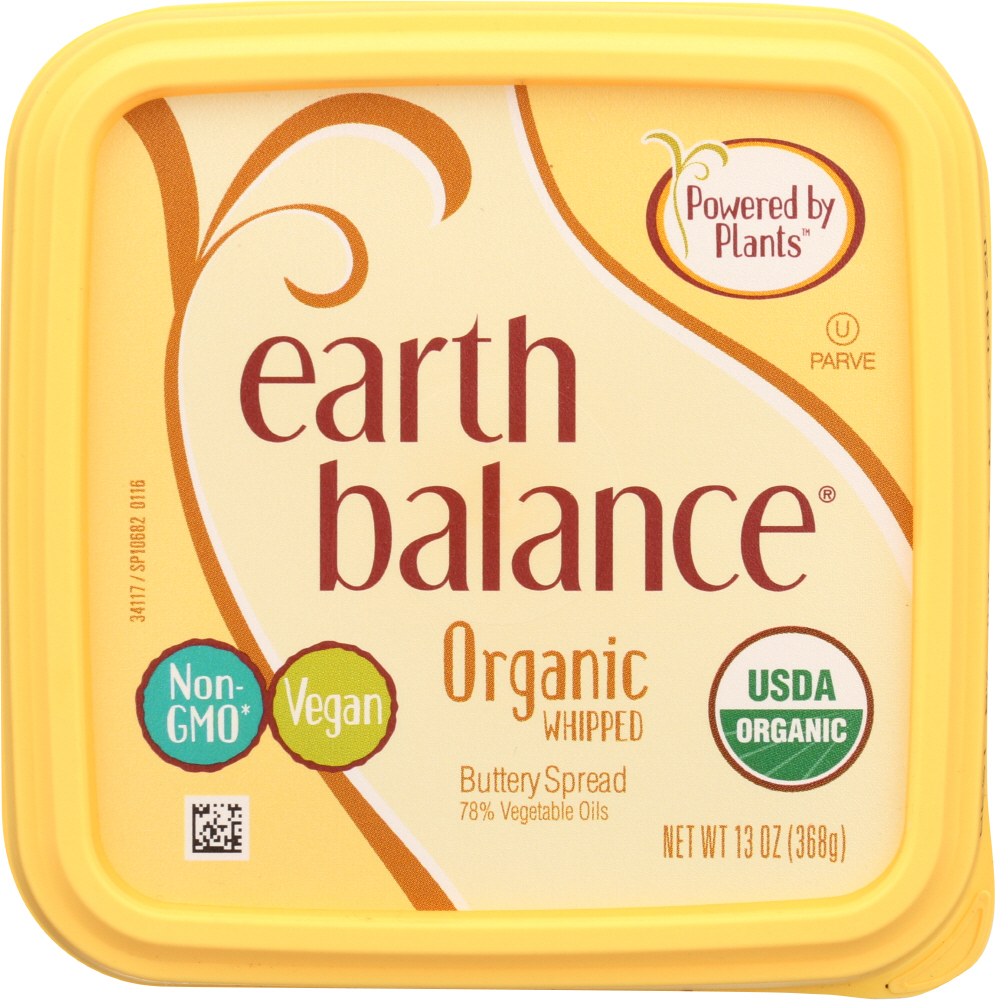 EARTH BALANCE: Organic Whipped Buttery Spread, 13 oz - 0033776011710