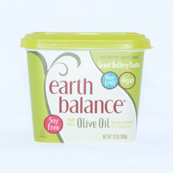 Earth balance, olive oil buttery spread - 0033776011864