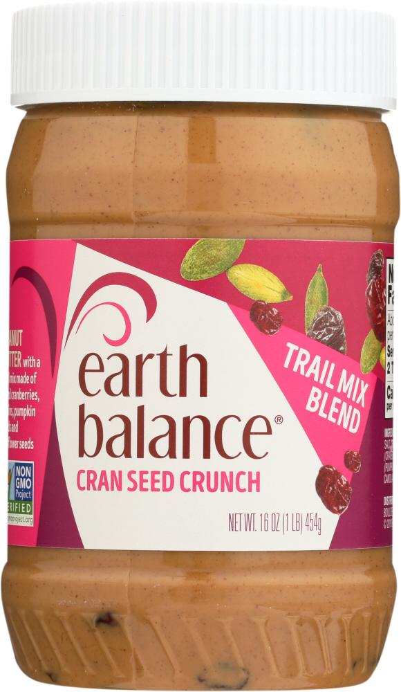 EARTH BALANCE: Peanut Butter Trail Mix Cran Seed Crunch, 16 oz - 0033776100780