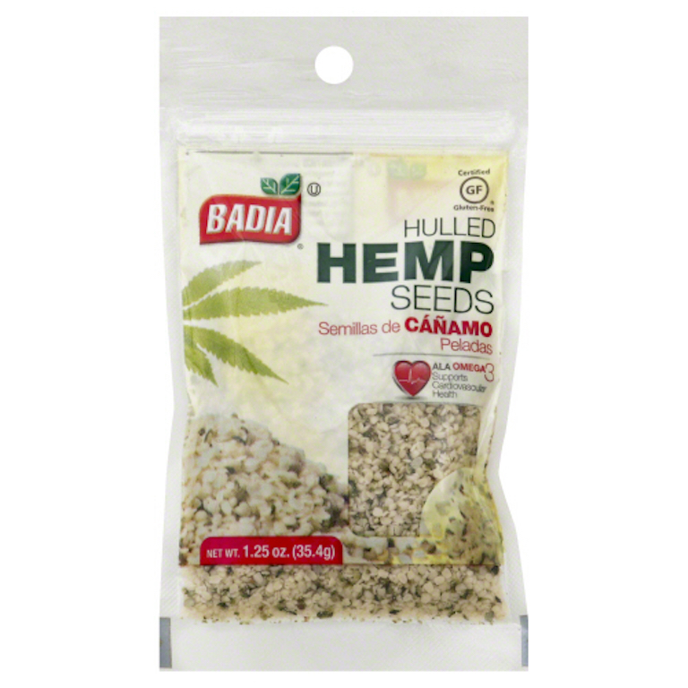 BADIA: Hulled Hemp Seeds, 1.25 oz - 0033844000813