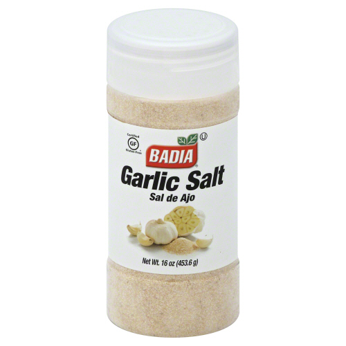 BADIA: Garlic Salt, 16 oz - 0033844001148