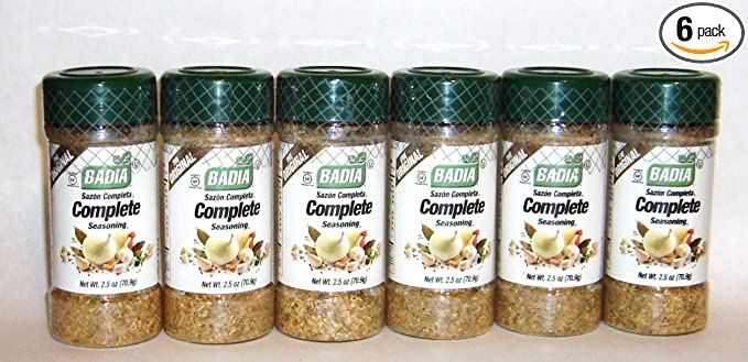  Badia Complete Seasoning Sazón Completo 2.5 oz (6 Pack)  - 033844001285