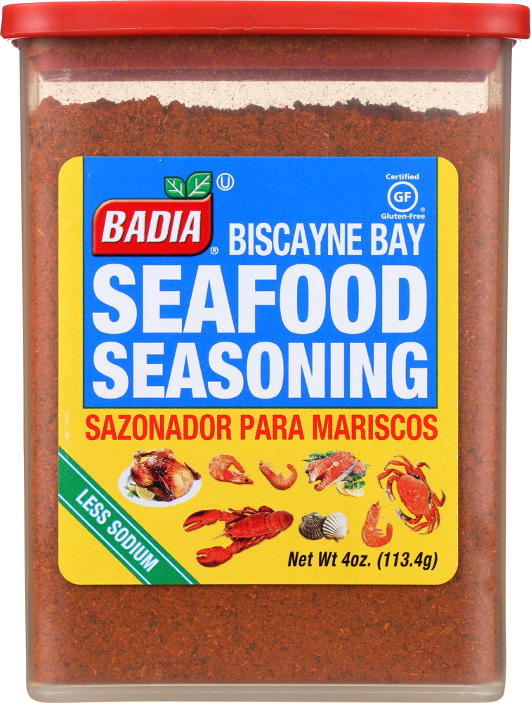 BADIA: Biscayne Bay Seafood Seasoning, 4 oz - 0033844003975