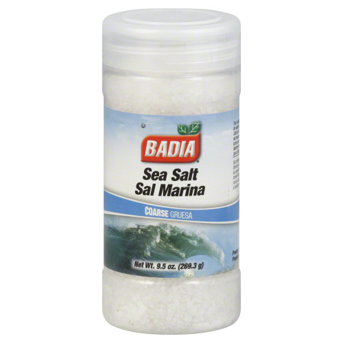 BADIA: Sea Salt Coarse, 9.5 oz - 0033844004347