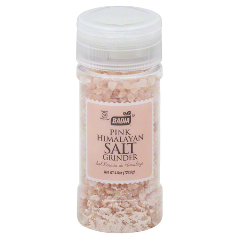 BADIA: Pink Himalayan Salt Grinder, 4.5 oz - 0033844004910