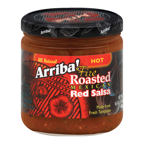 Arriba Roasted Red Salsa - Hot - Case Of 6 - 16 Oz. - 033907500021