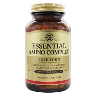 Solgar Essential Amino Complex, 90 Vegetable Capsules - Free Form Essential Amino Acids - Non-GMO, Vegan, Gluten Free, Dairy Free, Kosher - 90 Servings (B00014FBTU) - 033984001022