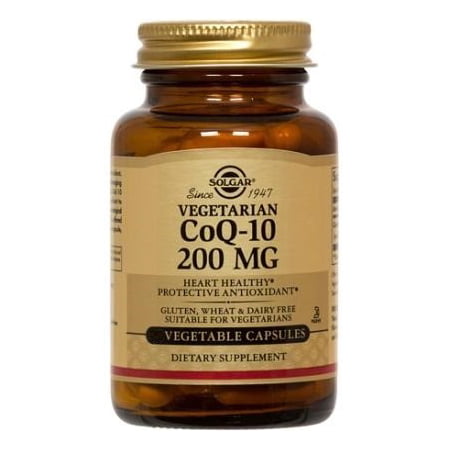 Solgar CoQ-10 200 mg - 60 Vegetable Capsules - 033984009493