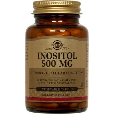 Solgar Inositol 500 mg - 100 Vegetable Capsules - 033984014503