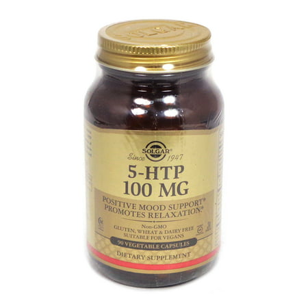 Solgar 5-HTP 100 mg Vegetable Capsules 90 Ct - 033984014534