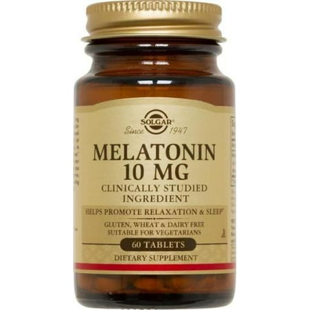 Solgar Melatonin Tablets 10 mg 60 Ct - 033984019560
