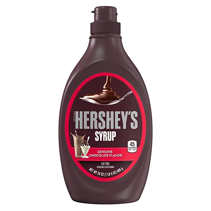 Hershey's, Genuine Chocolate Syrup, 24 Ounce Bottle (Pack of 3) - 034000003129