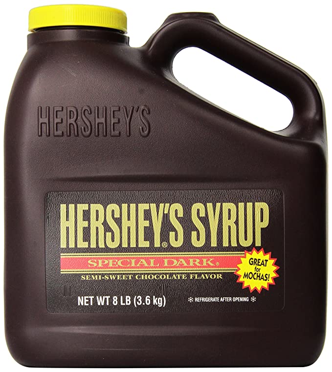 Hershey's -Special Dark Syrup, 8-Pound Bottle - 034000305759