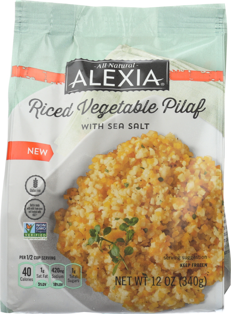 ALEXIA: Riced Vegetable Pilaf, 12 oz - 0034183000038
