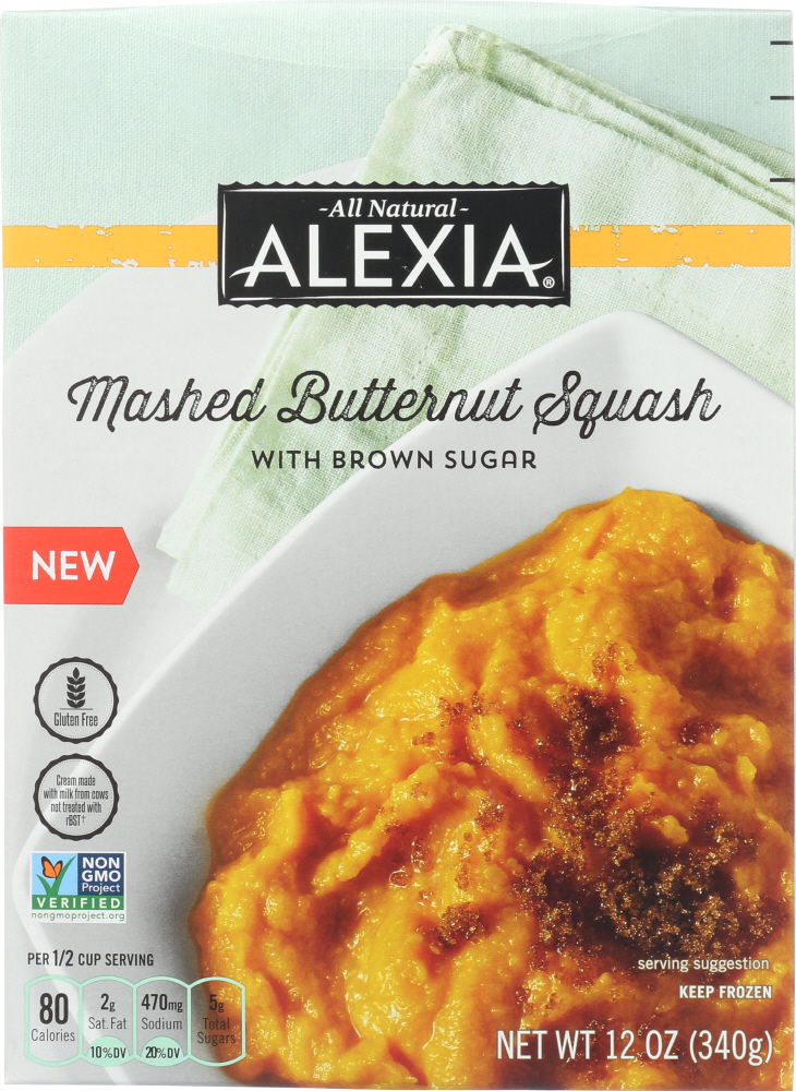 ALEXIA: Mashed Squash Butternut, 12 oz - 0034183000052