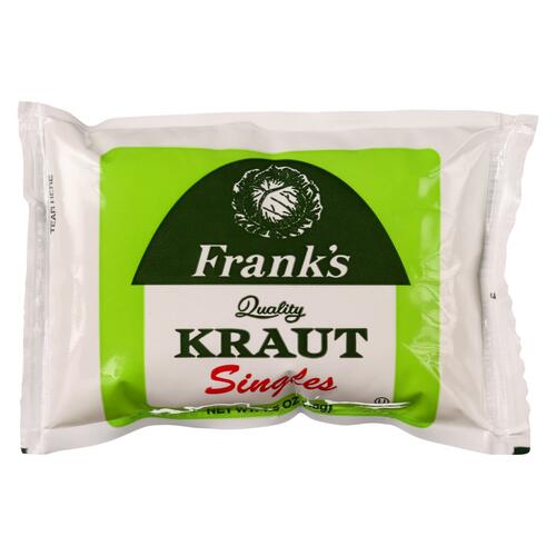 Franks Kraut - Single Serve - 1.5 Oz - Case Of 18 - 0034300000156