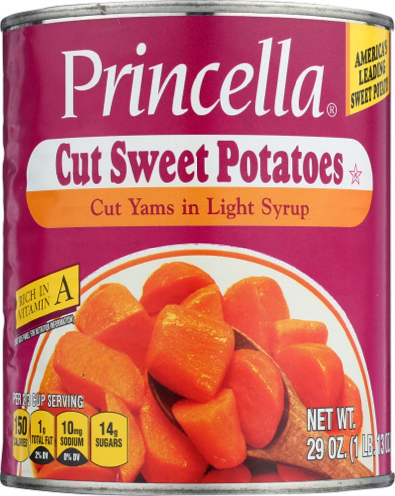 Princella, Cut Sweet Potatoes - 034700096124