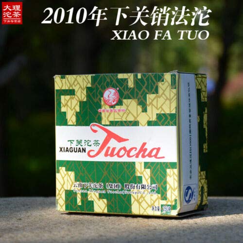  2010 Year Xiaguan Xiao Fa Tuocha Pu-erh Ripe Cooked Puer Shu Tea 250g with Box Shou Puerh Cha  - 034948379546