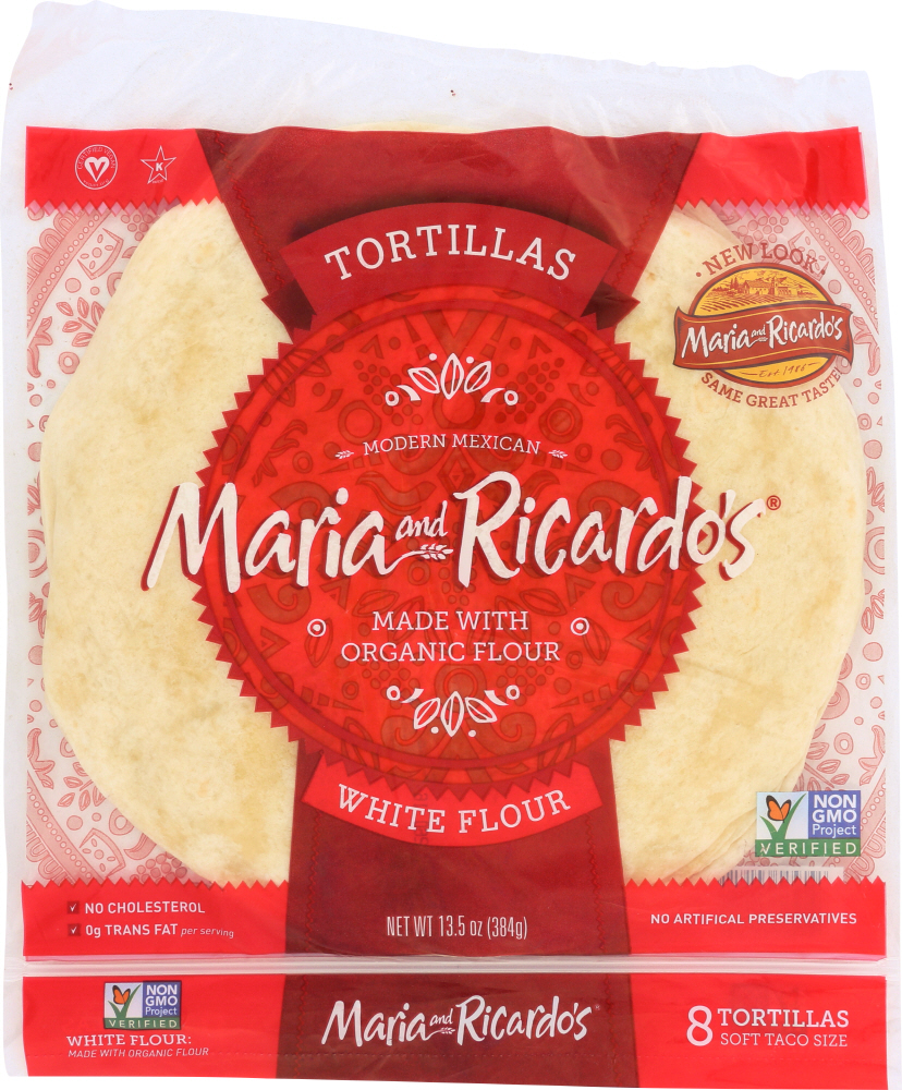 Maria And Ricardo'S, White Flour Tortillas - 035305301811